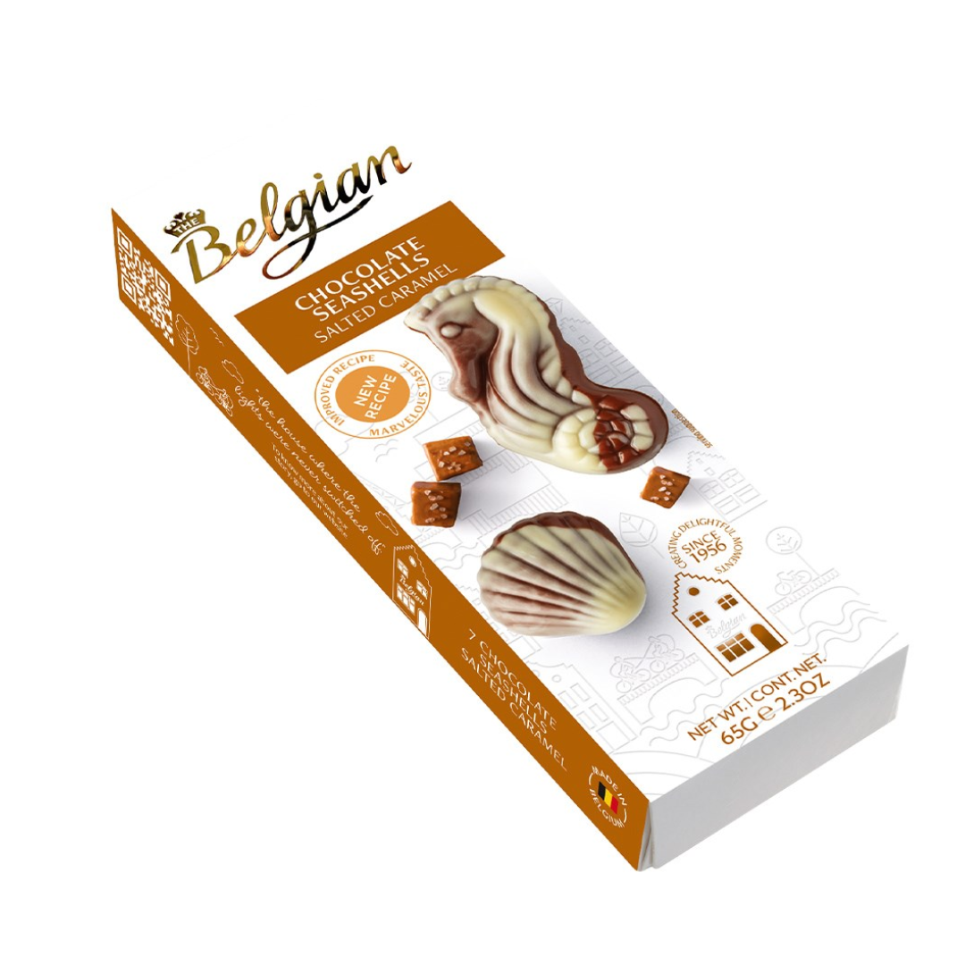 THE BELGIAN CARAMEL FLAV.SEASHELLS 65G